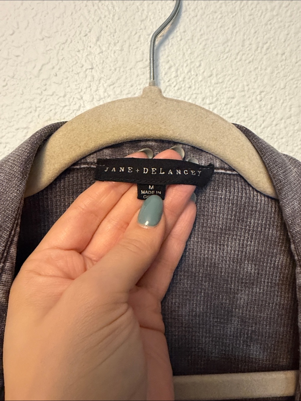 Jane and Delancey Washed Gray Button-Down Shirt Jacket - Picture 2 of 3